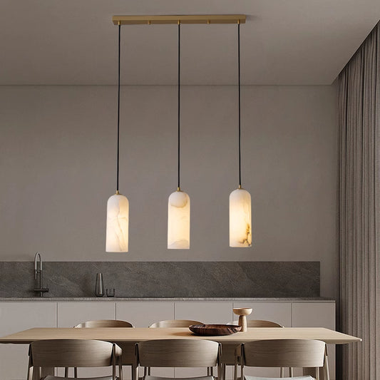 Bedroom pendant light small compact bedside reading nook