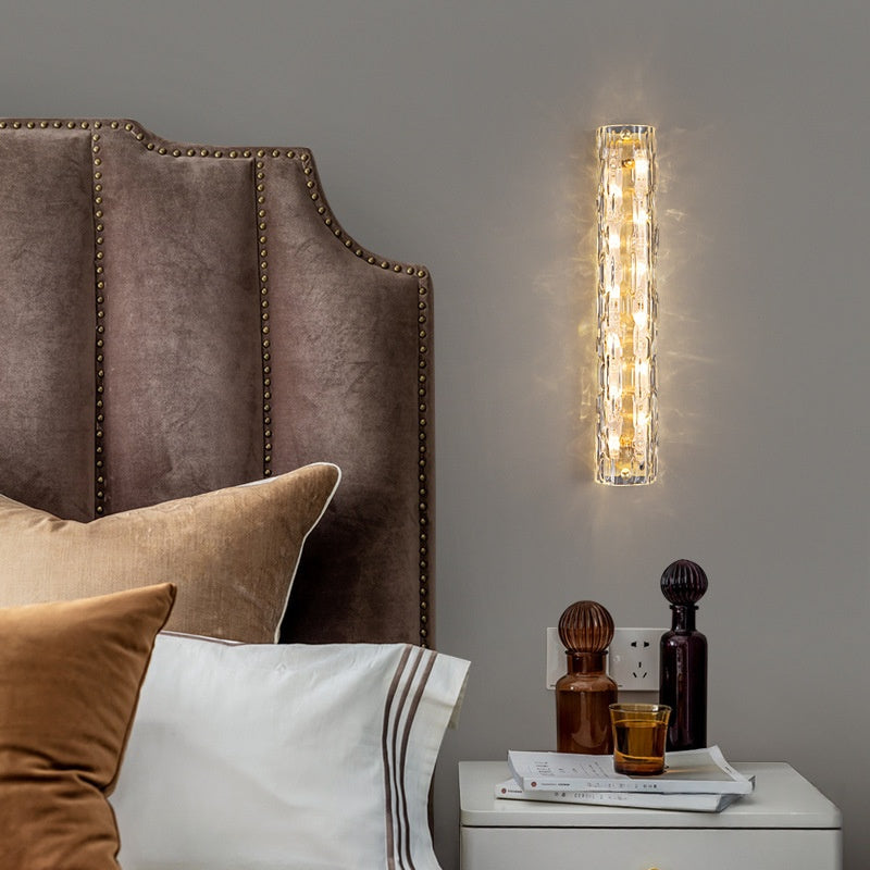 Stylish long bedroom wall light minimalist contemporary design