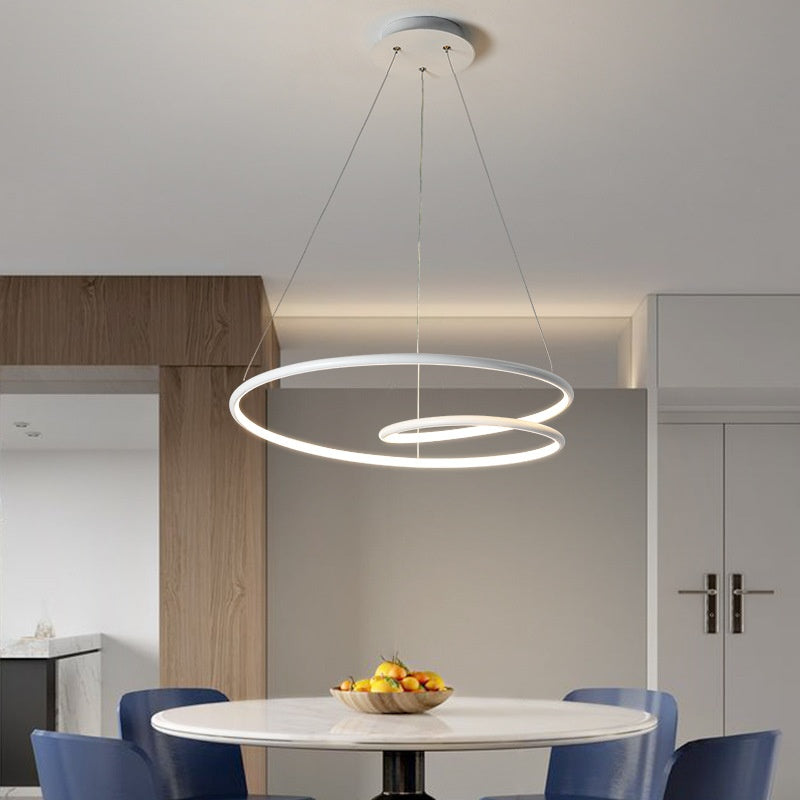 Sculptural restaurant chandelier postmodern unique geometric design