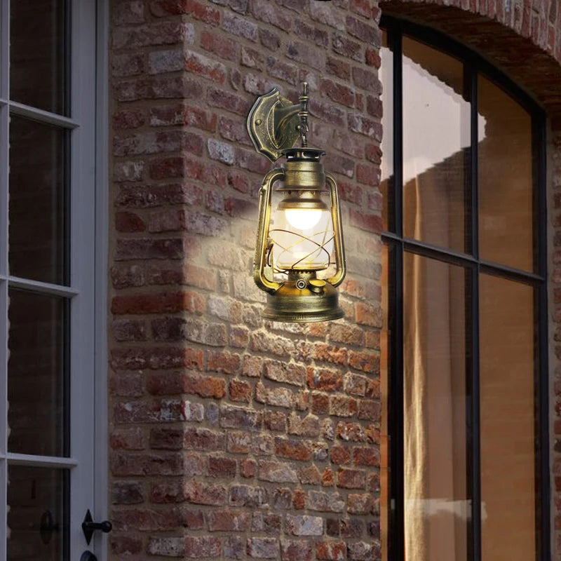 Retro rustic industrial wall sconce vintage loft bar