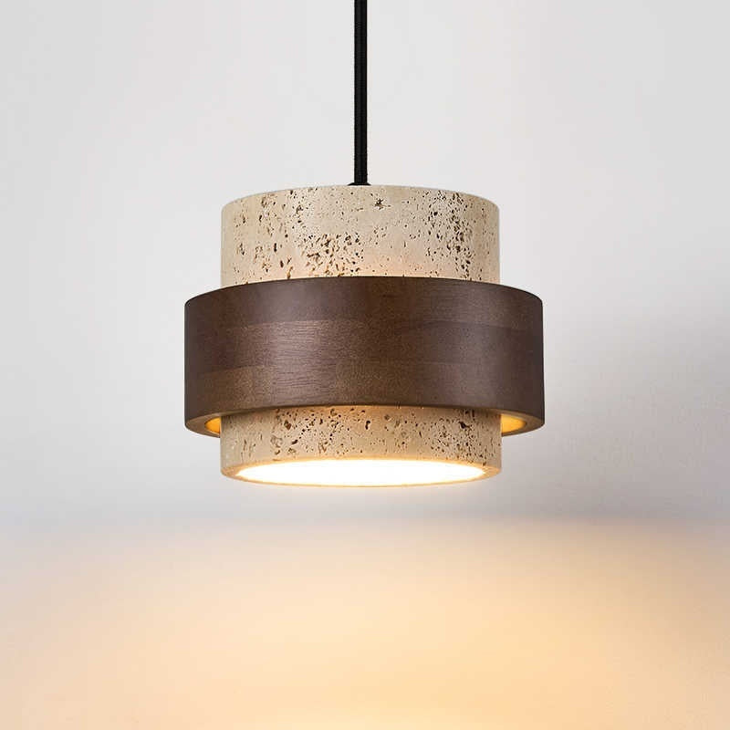 Minimalist pendant light living room statement warm modern