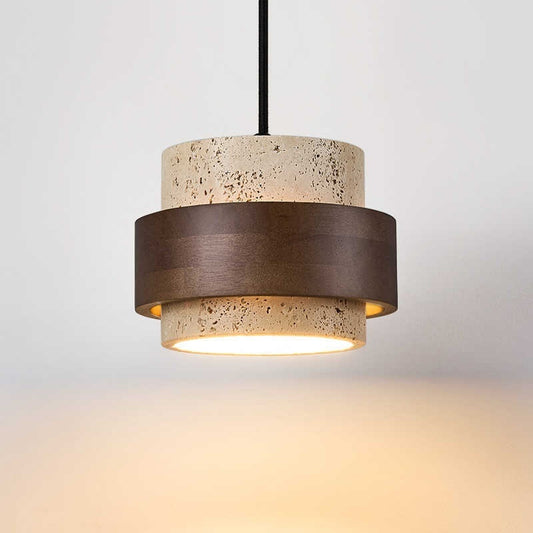 Minimalist pendant light living room statement warm modern