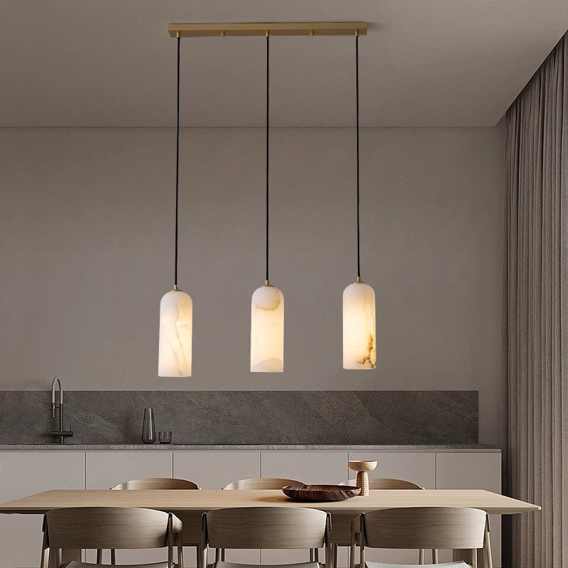 Bedroom pendant light small compact bedside reading nook