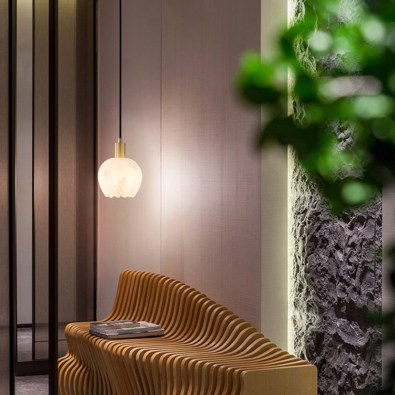 Copper luxury pendant light contemporary minimalist design