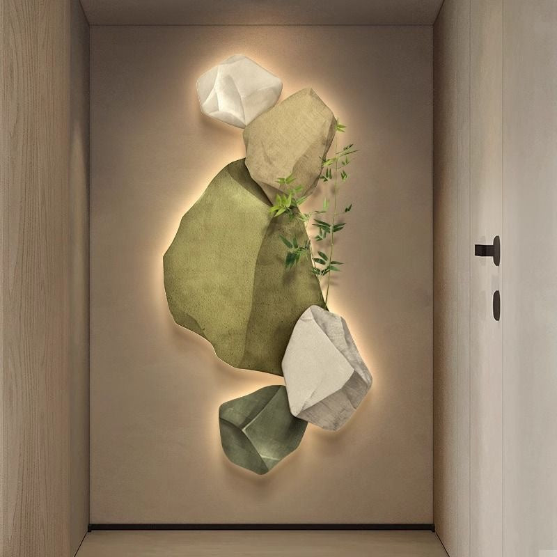 Creative entrance wall light luxury minimalist corridor