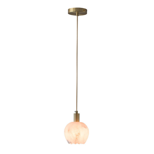Modern copper pendant lamp light luxury minimalist kitchen
