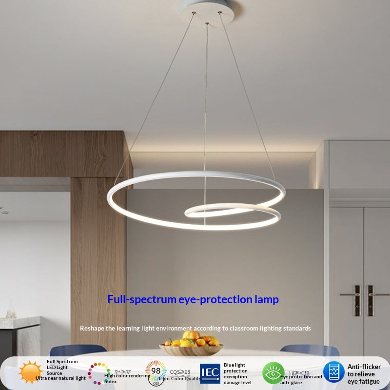 Creative postmodern chandelier restaurant bold interior